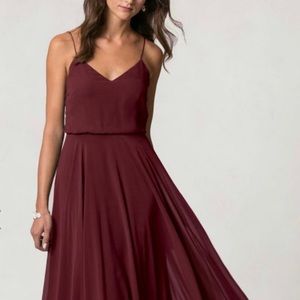 Jenny Yoo Inesse Dress in Hibiscus Size 0